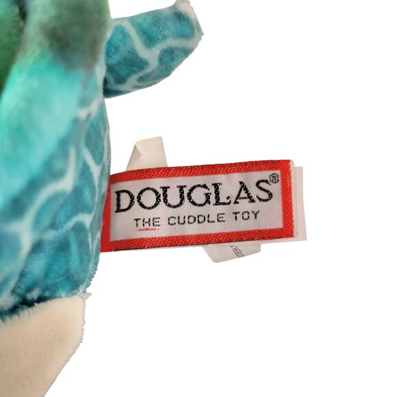 Sea Turtle Stuffed Animal Plush Toy Blue Green Tie Dye Douglas Plushy Stuffy - Picture 7 of 9